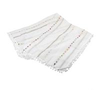 Table Cover Featuring For Rainbow Candy Yarn Pattern, Suitable for Coffee Tables in Coffee Shops and Homes, Multiple Size Options for Various Tables (100 * 140)