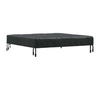 Table Cover Plain Black Protector Decoration Modern Textile Indoor Home vidaXL