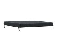 Table Cover Plain Black Fabric Protector Decoration Modern Textile Home vidaXL