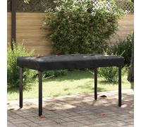 Table Cover Waterproof Black Fabric 122 x 72 x 15 cm Indoor/Outdoor Bag Portable