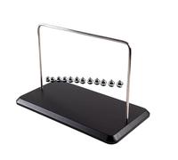 Table Cradle - Polished Metal, Physical Balance Device, Office Toys, Swinging Balls | Newton Table Cradle for Scr Decoration