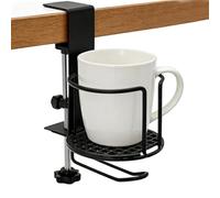 Table Cup Holder - 2 In 1 Clip On Adjustable Anti-spill Hook,Table Cup Hook,for Lawn Chair Home House Indoor Bed Bedside Couch Classroom Lab Cabinet