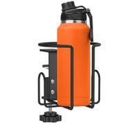 Table Cup Holder, Anti Spill Drink Storage Shelf, Horizontal Vertical Clip On Mount for Bedside, Home, Counter, Kitchen, Sturdy Material Construction, Space Saving Convenient Beverage Organizer