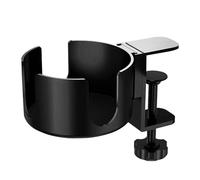 Table Cup Holder - Strong Magnetic Detachable, Clip on Drink Holder Clamp Desk Organizer Deskside Bottle for Dining Room Kitchen Company Office Home Desk Accessories Convenient Space-Saving