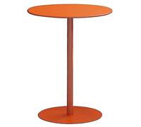 Table de bistrot ronde pour intérieur et extérieur, table basse avec base robuste, idéale pour le jardin, la salle à manger, le bistrot ou le bar, en métal et fer, disponible en plusieurs co