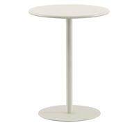 Table de bistrot ronde pour intérieur et extérieur, table basse avec base robuste, idéale pour le jardin, la salle à manger, le bistrot ou le bar, en métal et fer, disponible en plusieurs co