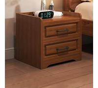 Table de chevet avec tiroir et étagère de rangement pour chambre à coucher - Meuble d'appoint moderne pour salon - Table d'appoint étroite pour lit - Bureau de chevet