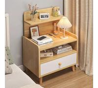 Table de chevet avec tiroir - Meuble de rangement polyvalent pour chambre et salon