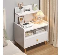 Table de chevet avec tiroir - Meuble de rangement polyvalent pour chambre et salon