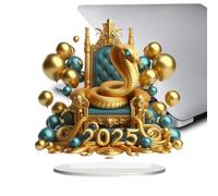 Table Decoration of the Year The Snake, Lunar New Year Snake Table Decorations, Year of The Snake Table Sign, Table Decoration New Year's Eve 2025, 2D Acrylic Table Decoration for Decoration of the