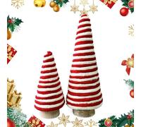 Table Decorations for Christmas Trees - Desktop Ornament | Small Christmas Tree Counter - 2 Pieces for the Fireplace for the House for the Holidays