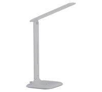 Table Desk Lamp Colour White Steel Touch On/Off DIm Bulb LED 2.9W Included