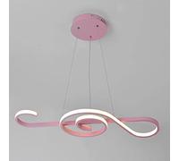 Table Dimmable Pendant Lamp with Remote Control Height Adjustable Living Ceiling Light Creativity Dining Room Office LED Chandelier