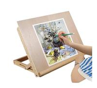 Table Easel - 43cm Adjustable Angle Painting Utensils | Portable Desk Stand - With Teens Adults Students Artists Beginner Teachers Classroom Residence Art Studio
