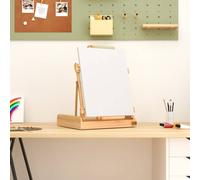Table Easel Solid Pine Wood 41.5x37x12 cm with Drawer for Artists & Students