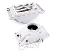 Table Embedded Nail Suction Vacuum 4500RPM Nail Dust Collector Fan Cleaner Desktop Built-In Machine Nail Art Salon Manicure Pedicure Cleaning Extractor Equipment with 3 Bags