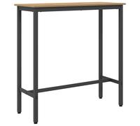 Table Engineered Wood and Steel Adjustable Modern Work Indoor Leg Craft vidaXL