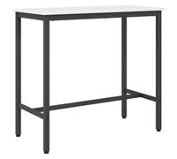Table Engineered Wood and Steel Modern Adjustable Desk Indoor Work vidaXL