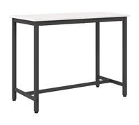 Table Engineered Wood and Steel Rectangular Work Modern Furniture Frame vidaXL