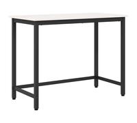 Table Engineered Wood and Steel Work Desk Modern Home Living Room Study vidaXL