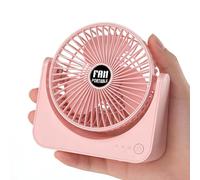 Table Fan | Adjustable Portable Quiet Three Speeds Cooling Power Small Fan for Summer Women Men