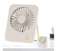 Table Fan - Personal Cooler 180° Tilted,USB Desk Fan with Portable Handle for School Outdoor Tent Beach Garden Gym Camping Activities
