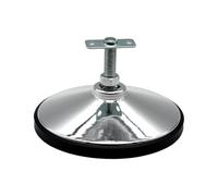 Table Feet Levelers - Electroplated 6.1 Adjustable Riser | 6 Adjustable Height Pad With Threaded Screw, Uneven Floor, Heavy Duty Pool Table Leg Raising Pad