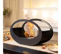 Table Firepit Bio Ethanol Fireplace Fire Bowl Pot
