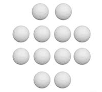 Table Football Balls 36mm Solid White 12 Pack Resin Material for Indoor Gaming Fun