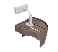 Table For Hot Tub - Adjustable Tables With Tray For Hot Tub, Tray For Hot Tubs With 2 Cup Holders, ABS 10.63 x 10.63 Inches | Non-Slip Spa Tables