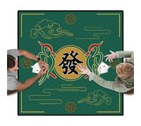Table Game Mat, Mahjong Table Mat - Noise Reduction Game Card Mat 27x27 Inch - Table Mat for Board Games, Table Cloth for Dice Games