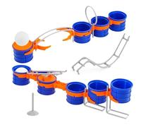 Table Game Set with Ball, Fun Activity to Exercise Lung Capacity | The Blow Ball Game - for Family Party Activities and Indoor Evenings
