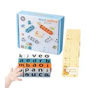 Table Game Wooden Interactive Alphabet Spelling Learning Toy