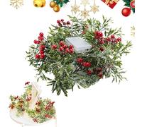 Table Garland | Artificial Vine with Berries Battery Powered | Green Vine Garland with Foliage, for Indoor and Outdoor Use in the Home Stairs Porch Farm Party Table