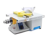 Table Gemstone Polishing Grinder - 750W Mini Table Stone Saw with Lathe Polisher for Precise 0-10,000RPM