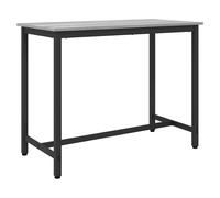 vidaXL Table Grey Sonoma 100 x 50 x 76.5 cm Engineered Wood and Steel