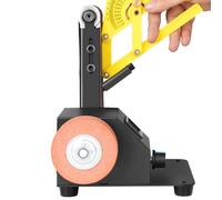 Table Grinder: 350W Multifunctional Belt Sander, High Precision Compact Tool, Includes 10 Sanding Belts, Durable Metal Structure | Professional Bench Grinder For Us