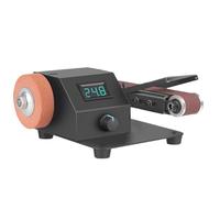 Table Grinder, Small Bench Sander - Precision Belt Sander, 350 W Electric Bench Sander with 10 Sand Straps for Metal Wood Crafts