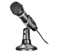 Table + Hand Microphone 3.5mm Mic PC Notebook for Chat Skype ICQ Youtube