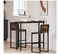 Table Height-Adjustable Smoked Oak Engineered Wood Steel 100x40x100.5cm Indoor