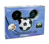 Table Hockey Set - Air Cushion Soccer Puck with 2 Pushers, Glides on Smooth Surfaces, Indoor Game for Kids Ages 3+