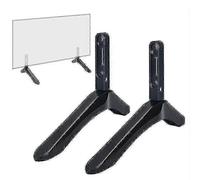 Table holder compatible with 32-65 inch Samsung Vizio Sony TVs - 2pcs universal black stand bracket