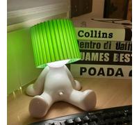 Table Lamp, a Little Shy Man Creative Lamp, Naughty Boy Desk Light, Funny LED Reading Light, Romantic Bedside Lamp, Atmosphere Light for Home Decoration (Green)