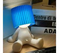 Table Lamp, a Little Shy Man Creative Lamp, Naughty Boy Desk Light, Funny LED Reading Light, Romantic Bedside Lamp, Atmosphere Light for Home Decoration (Blue)