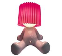 Table Lamp, a Little Shy Man Creative Lamp, Naughty Boy Desk Light, Funny LED Reading Light, Romantic Bedside Lamp, Atmosphere Light for Home Decoration (Pink)