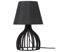 Beliani Table Lamp Agueda Black, Black