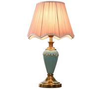 table lamp Bedroom Ceramic Table Lamp Simple Modern Creative Romantic Home Warm Bedside Lamp Style Luxury Desk Lamp (Emitting Color : Warm White)