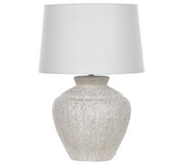 Beliani Ceramic Table Lamp Cream Caine