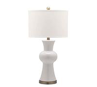 table lamp Desk Lamps Simple and Modern Ceramic Table Lamp Exquisite Decorations for Home Office Cafe Hotel Bedside Lamp White Desk Lamp (Color : P)