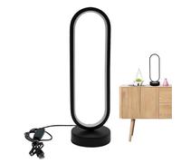 Table Lamp for Bedroom - Side Table Lamps | Eye-Care LED Decor for Study Desk Nightstand Bookshelf Entryway Hallway Patio Garden